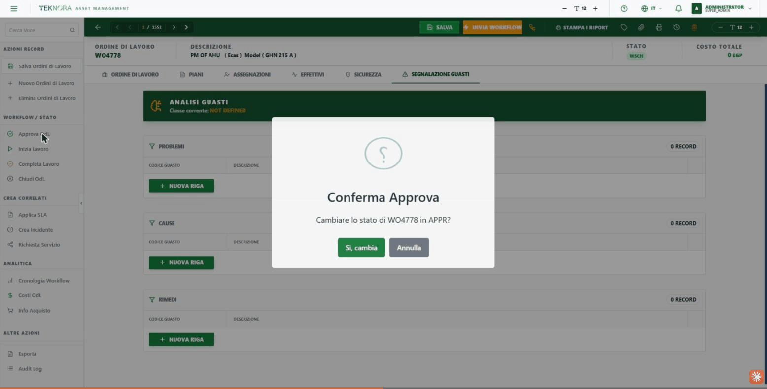 Approva OdL