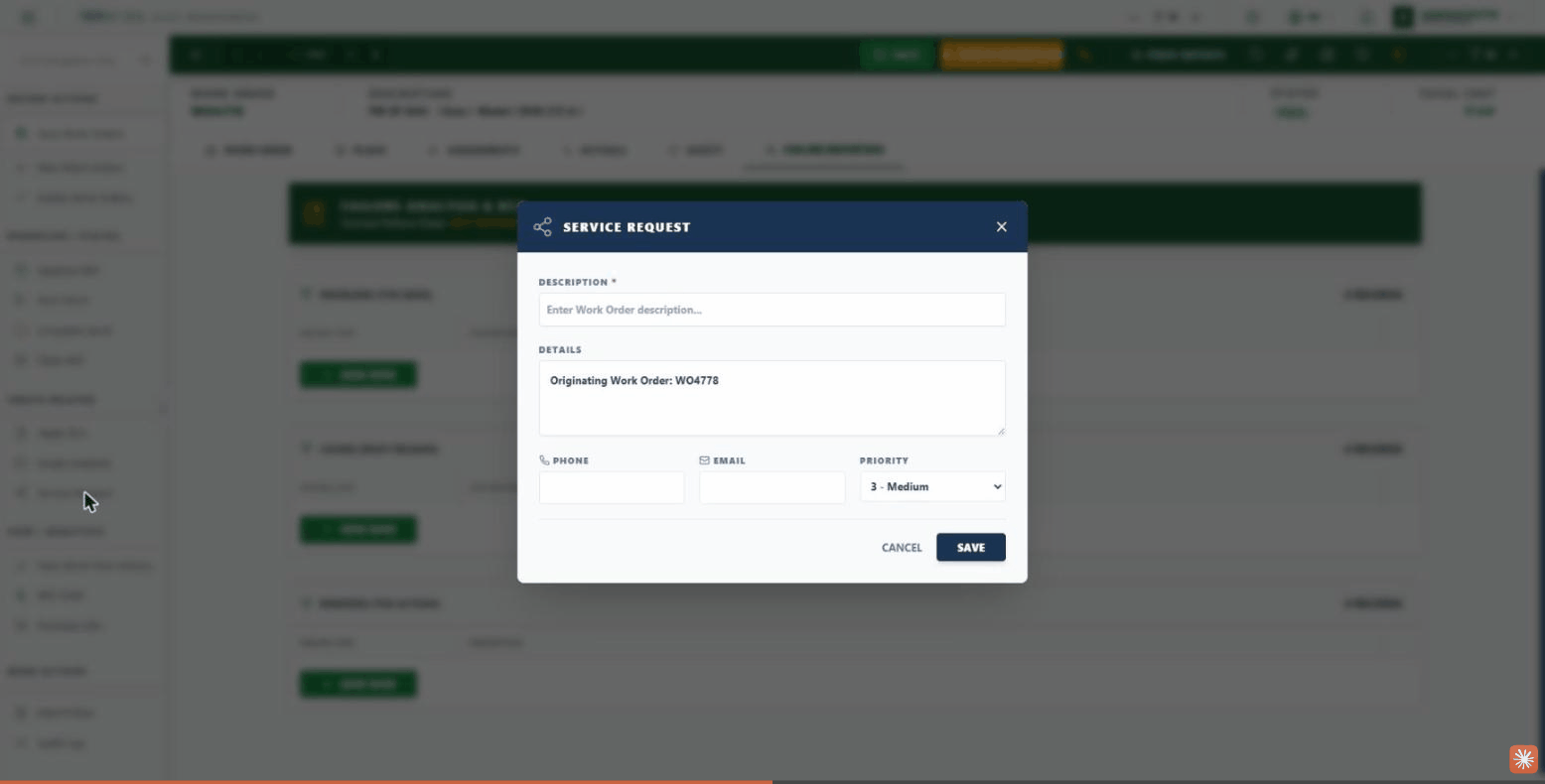 Service Request